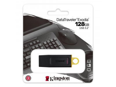 Flash Drive Kingston DataTraveler Exodia 128GB USB3.2